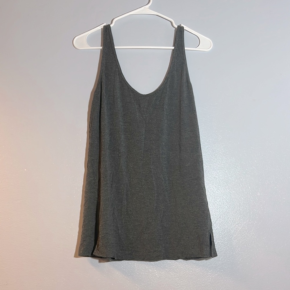 Soma Tank Top Medium Dark Gray Super Soft Relaxed Loose Fit